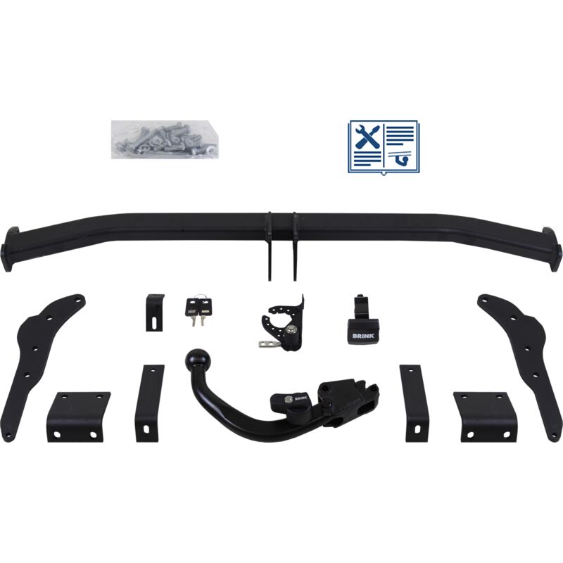 Attelage rotule démontable Brink + faisceau Trail-Tec spécifique 7 broches - MERCEDES-BENZ CITAN Camionnette/Monospace