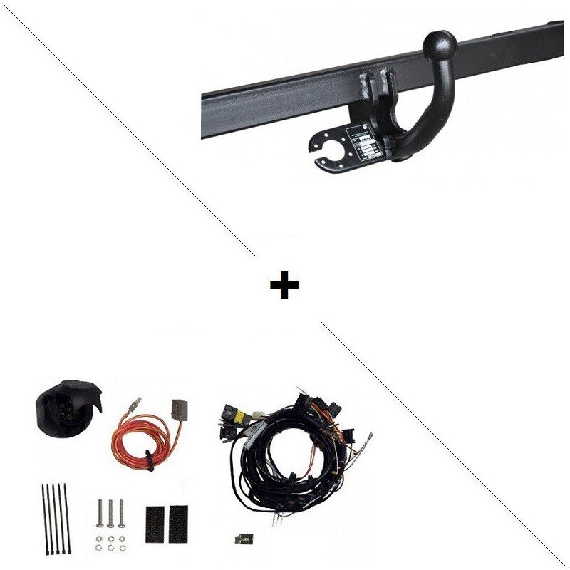 Attelage pour Nissan X-Trail (07/14-05/17) Col de cygne + Faisceau spécifique 7 broches