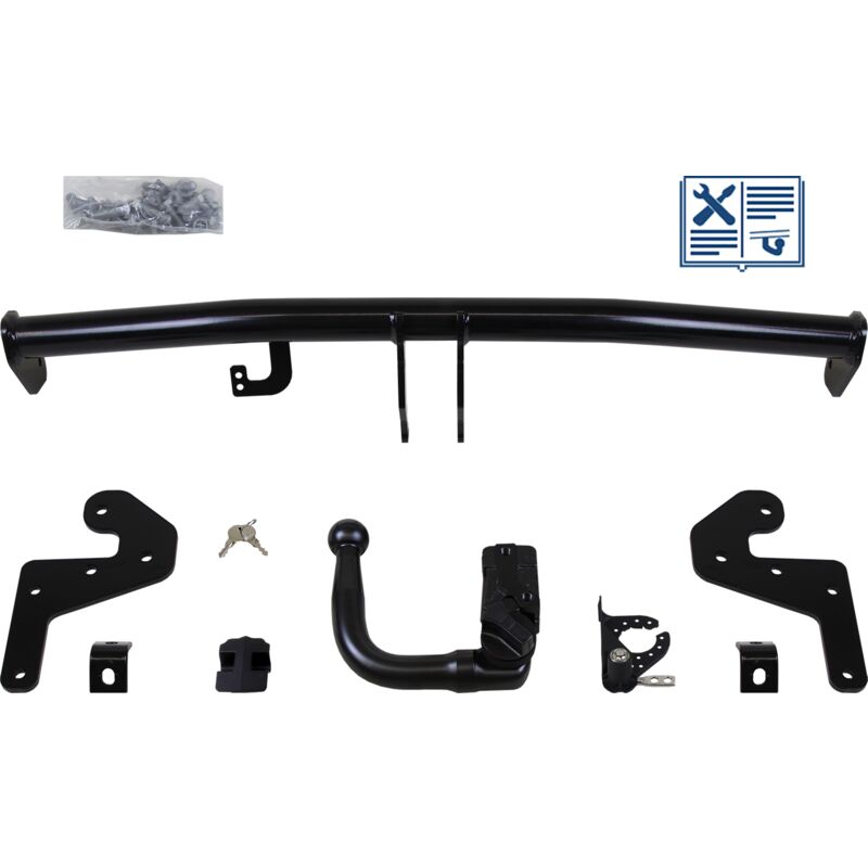 Rameder - Attelage rotule démontable Brink + faisceau Trail-Tec universel 7 broches - peugeot 208 i