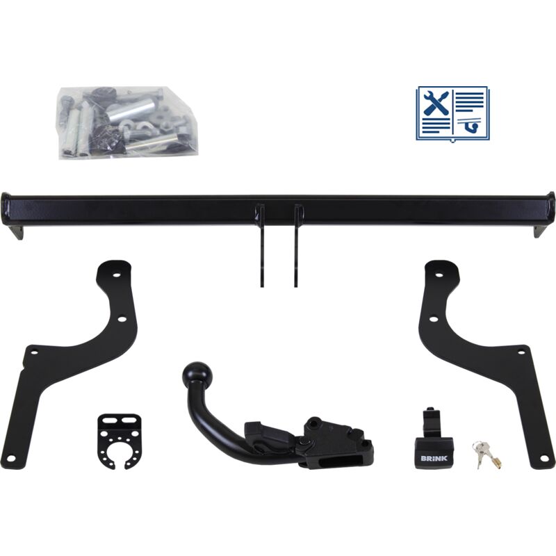 Rameder - Attelage rotule démontable Brink + faisceau Trail-Tec universel 7 broches - renault captur i