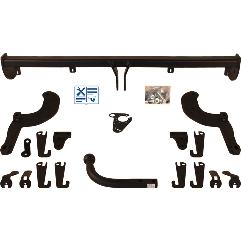 Rameder - Attelage col de cygne gdw + faisceau ecs spécifique 13 broches - renault captur ii