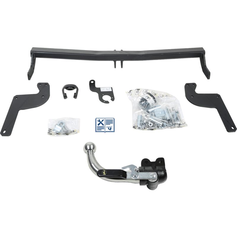 Rameder - Attelage rotule démontable gdw + faisceau ecs spécifique 13 broches - renault clio iv