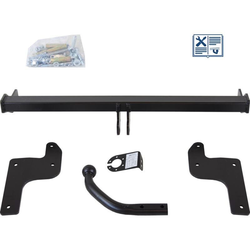 Rameder - Attelage col de cygne Hak-Pol + faisceau ecs spécifique 7 broches - renault clio iv