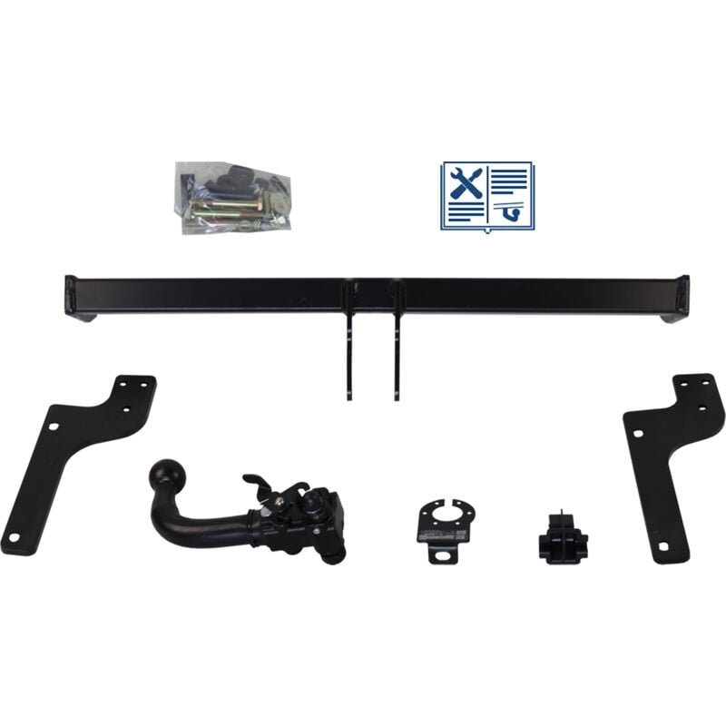 Rameder - Attelage - Renault megane ii a trois volumes - 05/05-12/10 - col de cygne - auto-hak - Faisceau universel 7 broches