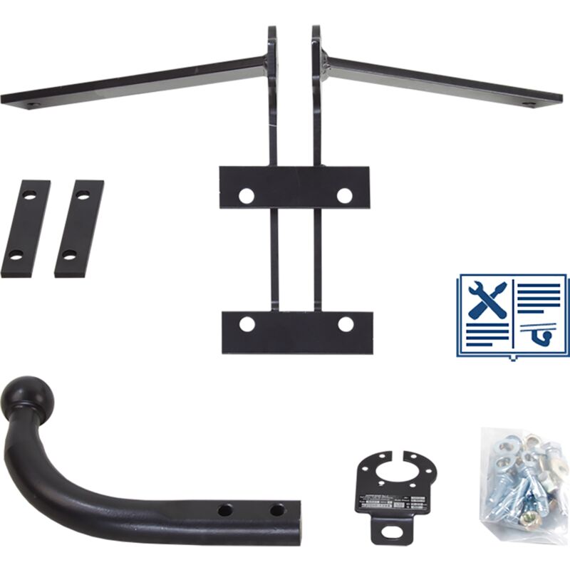 Rameder - Attelage - Saab 9-3 Décapotable - 01/06-02/15 - col de cygne - auto-hak - Faisceau universel 7 broches