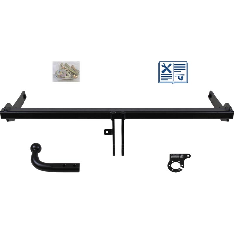 Attelage col de cygne auto-hak + faisceau Trail-Tec universel 7 broches - skoda superb iii Break