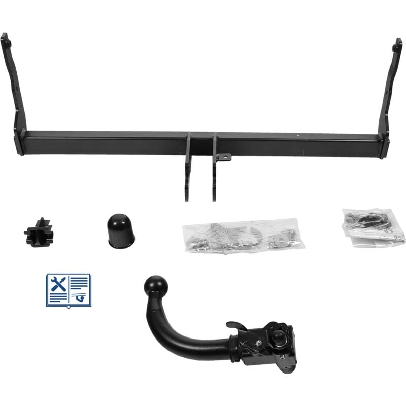 Rameder - Attelage rotule démontable auto-hak + faisceau Trail-Tec universel 7 broches - vw t-cross