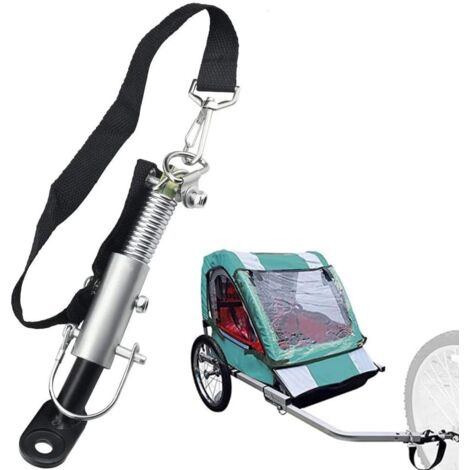 Attelage Remorque Velo Attache Remorque Veloconnecteur d'Attelage de Remorque de Vélo Remorque de Vélo Attelage en Acier Adaptateur Attache Remorque Vélo Coupleur d'Attelage Remorque de Vélo