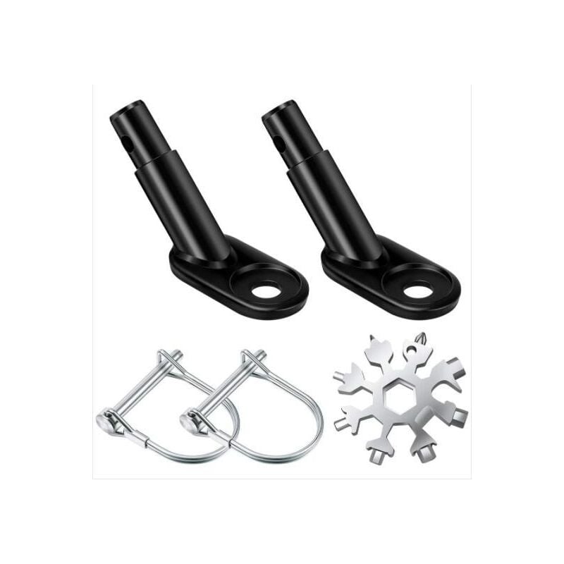 Fei Yu - Attelage Remorque Velo Coupleur de Remorque de Vélo Attachement de Connecteur d'attelage Attache Remorque Velo Remplacement Arrière pour