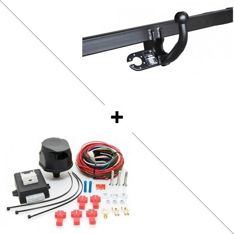 Attelage Renault Clio 4 Berline (11/12-12/19) Col de cygne + faisceau universel 7 broches + boitier électronique