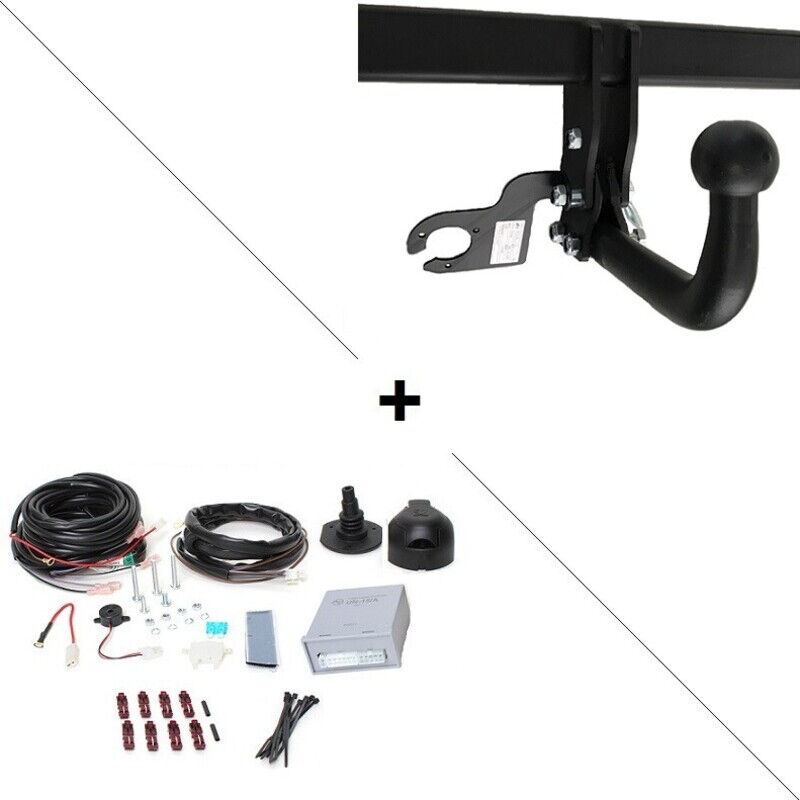 France Attelage - Attelage Renault Clio 4 y compris GT-Line (11/12-12/19) Col de cygne + faisceau universel 7 broches + boitier électronique