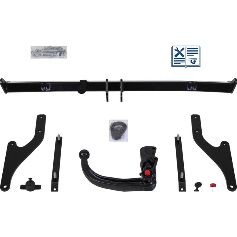 Rameder - Attelage rotule démontable Westfalia + faisceau Erich Jaeger spécifique 7 broches - renault espace v