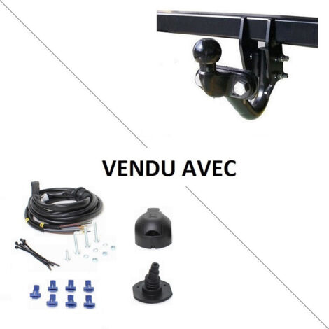 Attelage Renault Kangoo (02/08-04/13) Standard + faisceau universel 7 broches