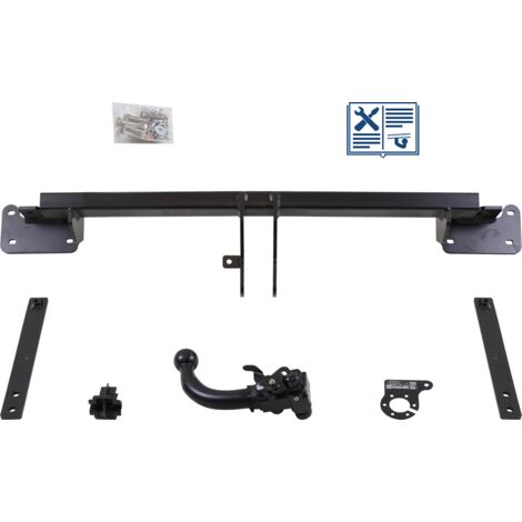 Attelage rotule démontable AUTO-HAK + faisceau Trail-Tec spécifique 7 broches - FORD TRANSIT CONNECT Monospace