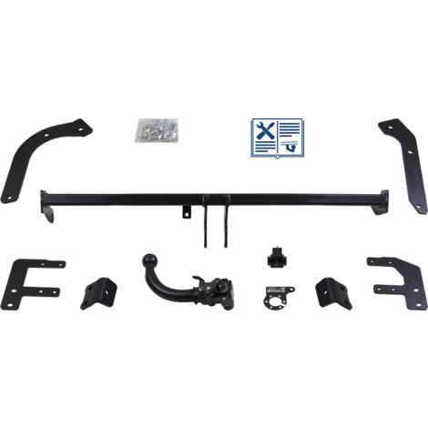 Attelage rotule démontable AUTO-HAK + faisceau Trail-Tec universel 7 broches - PEUGEOT 407