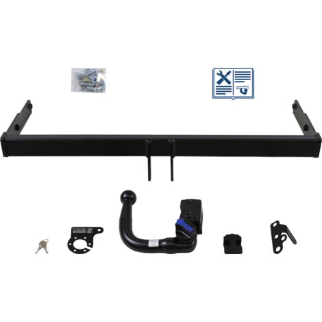 Attelage rotule démontable AUTO-HAK + faisceau Trail-Tec universel 7 broches - VW POLO