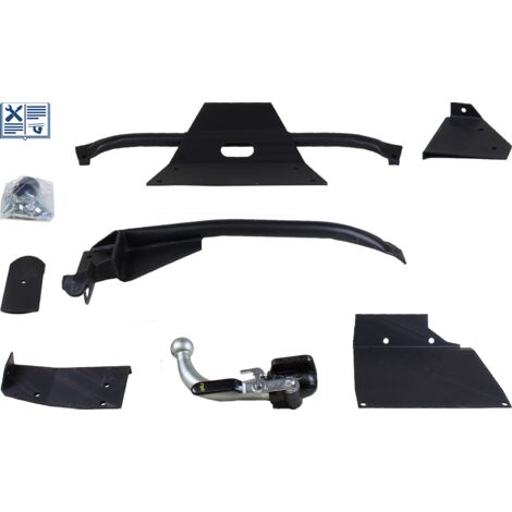 Attelage rotule démontable GDW + faisceau Trail-Tec universel 7 broches - AUDI CABRIOLET B3