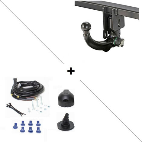 Attelage Seat Leon Top Sport uniquement pour deux roues motrices traction (05/02-09/05) RDSOV + faisceau universel 7 broches