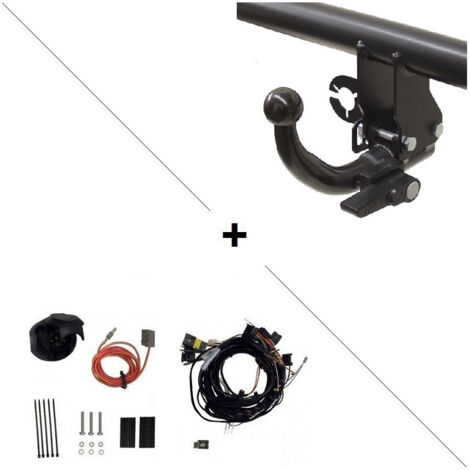 Attelage Toyota Auris Berline pour Hybride et porte-vélos uniquement (01/13-12/18) RDSOV + Faisceau spécifique 7 broches