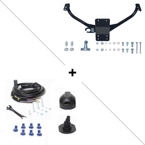 Attelage Volkswagen LT Fourgon (01/76-12/81) Standard + faisceau universel 7 broches