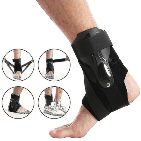 Attelle de cheville de compression stabilisatrice de cheville réglable - Taille L