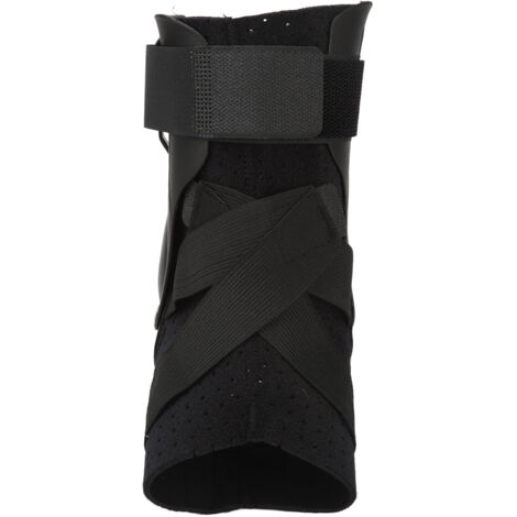 Attelle de Cheville Orthopédique pour Adultes - Soutien et Stabilisation - Taille L Noir