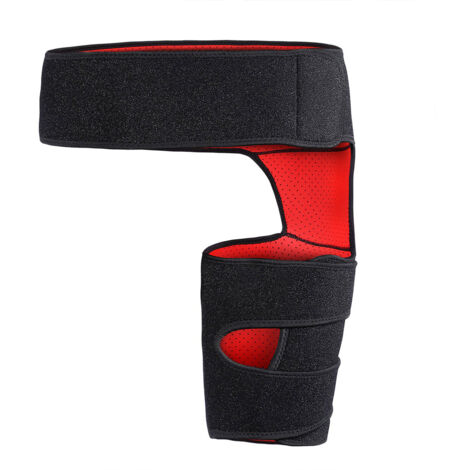 Attelle de hanche ajustable - Support pour douleurs sciatiques, musculaires et articulaires - Soulagement des blessures et entorses