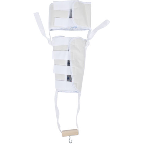 Attelle de jambe ajustable pour rééducation post-fracture (67cm) - Strap de traction membre inférieur