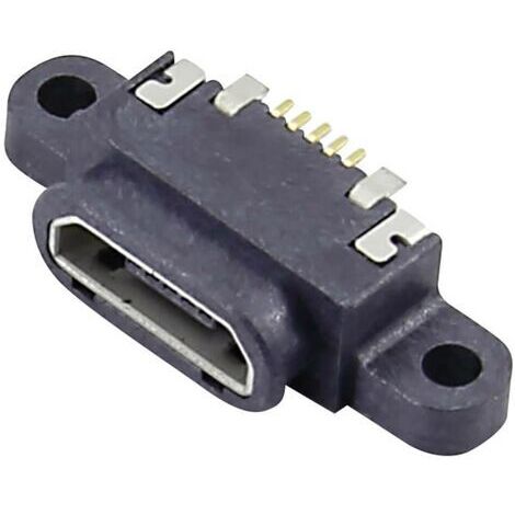 Attend 207G-BD00 Embase femelle Micro USB B embase femelle horizontale Embase femelle Micro USB étanche Contenu: 1 pc(s) S991151