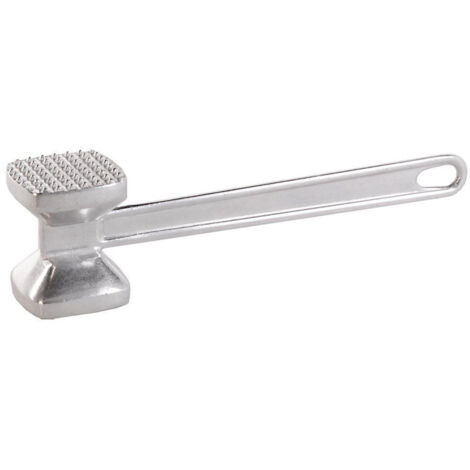 Attendrisseur à viande double face en aluminium 22,5 cm