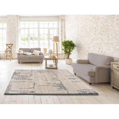 ATTICGO Tapis abstrait ENYA 30 Argent 160x230 cm