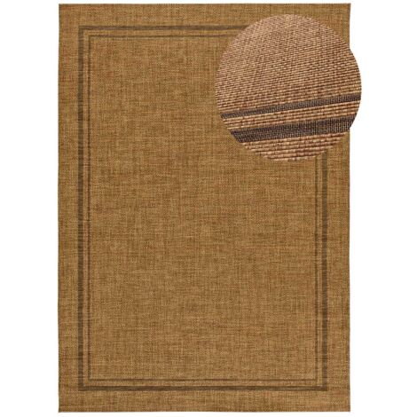 ATTICGO Tapis d'extérieur géométrique GUINEA 05 Naturel 120x170 cm