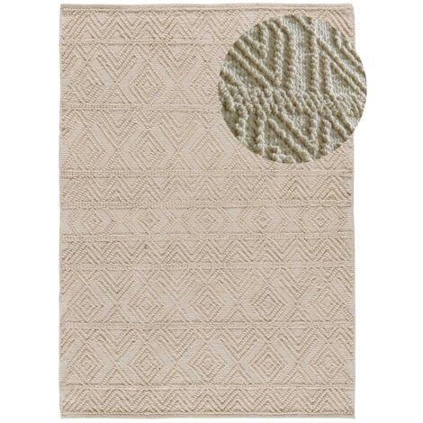 ATTICGO Tapis ethnique avec relief PAMUK 15 Crème 120x170 cm