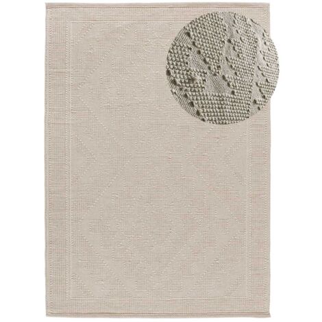 ATTICGO Tapis ethnique avec relief PAMUK 40 Crème 160x230 cm