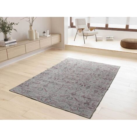 ATTICGO Tapis vintage lavable MANDALA 66 Terracotta 120x170 cm