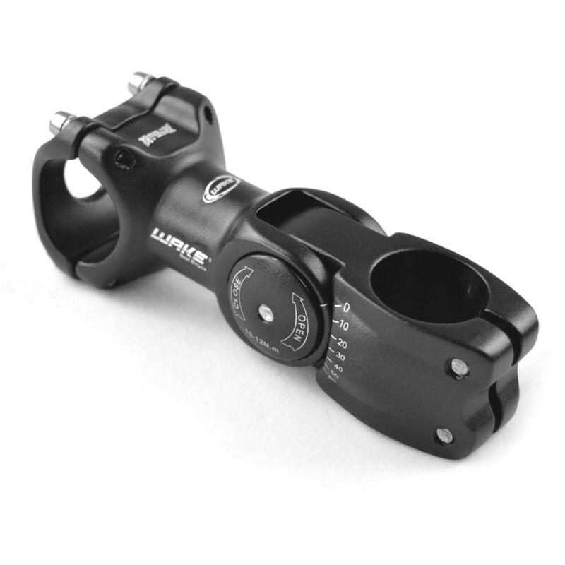 Potences de vélo réglables à 60 degrés, 25,4 mm/31,8 mm, en alliage d'aluminium, pour VTT