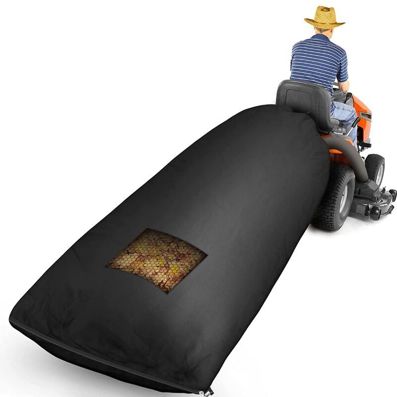 Attrape Feuilles, Sac de Rangement de Feuilles de Tracteur à Gazon, Sac de Feuilles de Tondeuse à Gazon pour Collection de Feuilles tombées dans Le