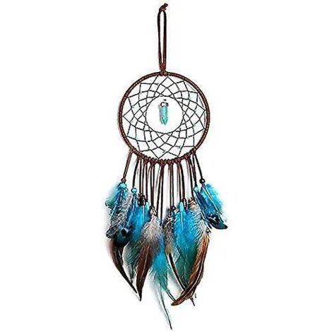 Attrape-rêves en plumes, fabriqué à la main, pour la chambre, le salon et la décoration familiale