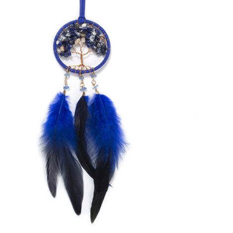 Attrape-rêves petit attrape-rêves fait main en plumes, décoration de voiture