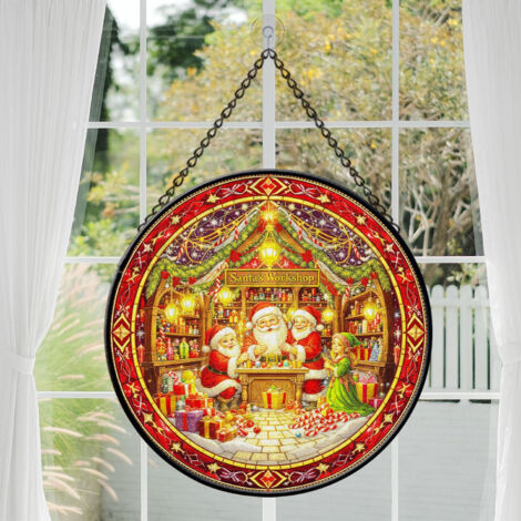 Attrape-soleil 9 cm – Décoration en verre vitrail