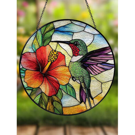 Attrape-soleil colibris 30 cm, décoration maison