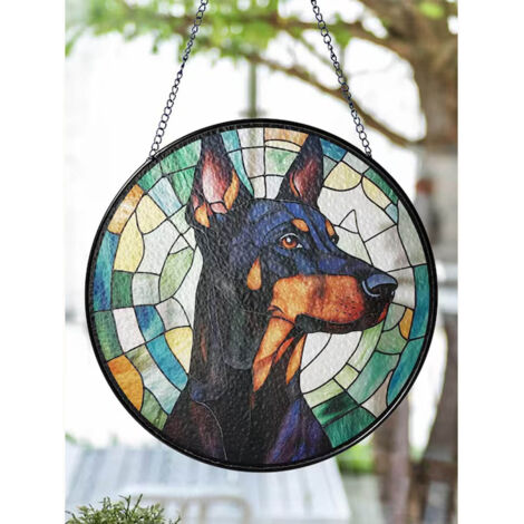Attrape-soleil doberman 30 cm, décoration maison