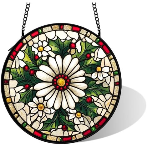 Attrape-soleil fait main en verre, diamètre: 12.5 cm