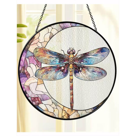 Attrape-soleil libellule 15 cm, décoration fenêtre intérieure