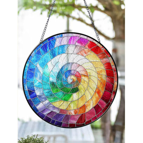 Attrape-soleil spirale 20 cm, décoration fenêtre