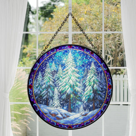 Attrape-soleil vitrail 16 cm – Déco maison prête à accrocher