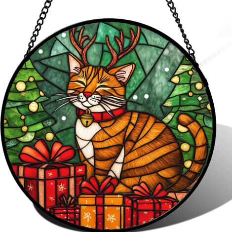 Attrape-soleil vitrail – Déco fenêtre et mur 30 cm