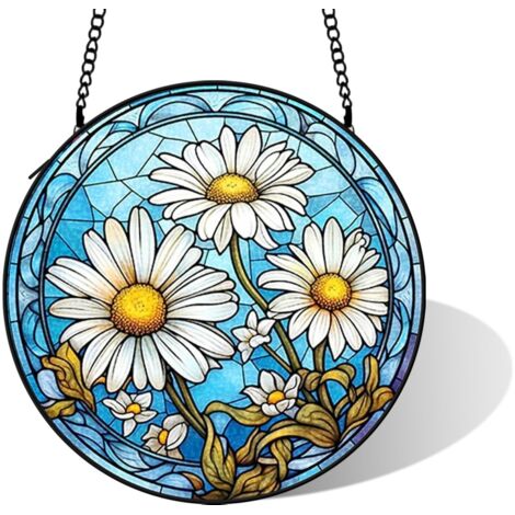 Attrape-soleil vitrail pour lumière naturelle, diamètre: 20 cm