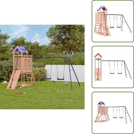 Attrezzature per bambini - vidaXL Set da Gioco da Esterno in Legno Massello di Douglas - Arrampicata per bambini