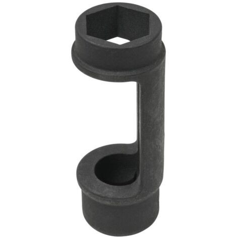 Attrezzi 150.9493 - Bussola esagonale 1/2" per ammortizzatori 22mm - Cromo Vanadio - Brunito - Per smontaggio e montaggio ammortizzatori posteriori